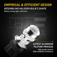 Load image into Gallery viewer, AUXITO 2X T20 7443 7440 LED WHITE RED AMBER BRAKE STOP TAIL LIGHT BULBS GLOBE AU