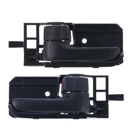 2 pc FRONT = REAR LEFT + RIGHT Door Handle Inner Black for Toyota Corolla 01-07