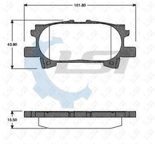 Load image into Gallery viewer, Rear Brake Pads and Rotors Set for Lexus RX330 3.3L 6Cyl MCU38R 2003-06