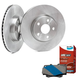 Front Bendix Brake Pads + Rotors for Isuzu D-Max TFS TFR | Holden Colorado RG