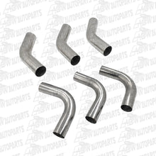 Load image into Gallery viewer, 2.5"Inch Mandrel Bends Exhaust Pipe Mild Steel (Kit of 6) - 3 X 45 &amp; 3 X 90 Deg