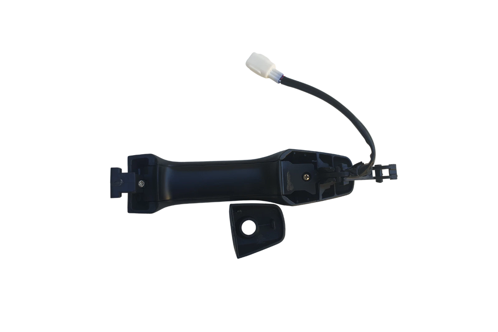 Door Handle Outer for Toyota Landcruiser 07-21 Set 2 Black FRONT LH+RH W/Sensor