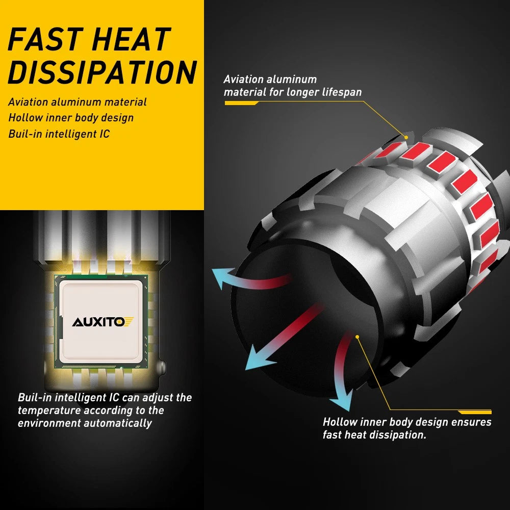 2-10x BAY15D 1156 RED LED TAIL BRAKE STOP LIGHT Bulb GLOBE BRIGHT ERROR FREE AU