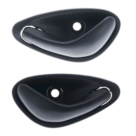 2 pc Set Left + Right Front Door Handle Inner Black for Holden Commodore 1997-07