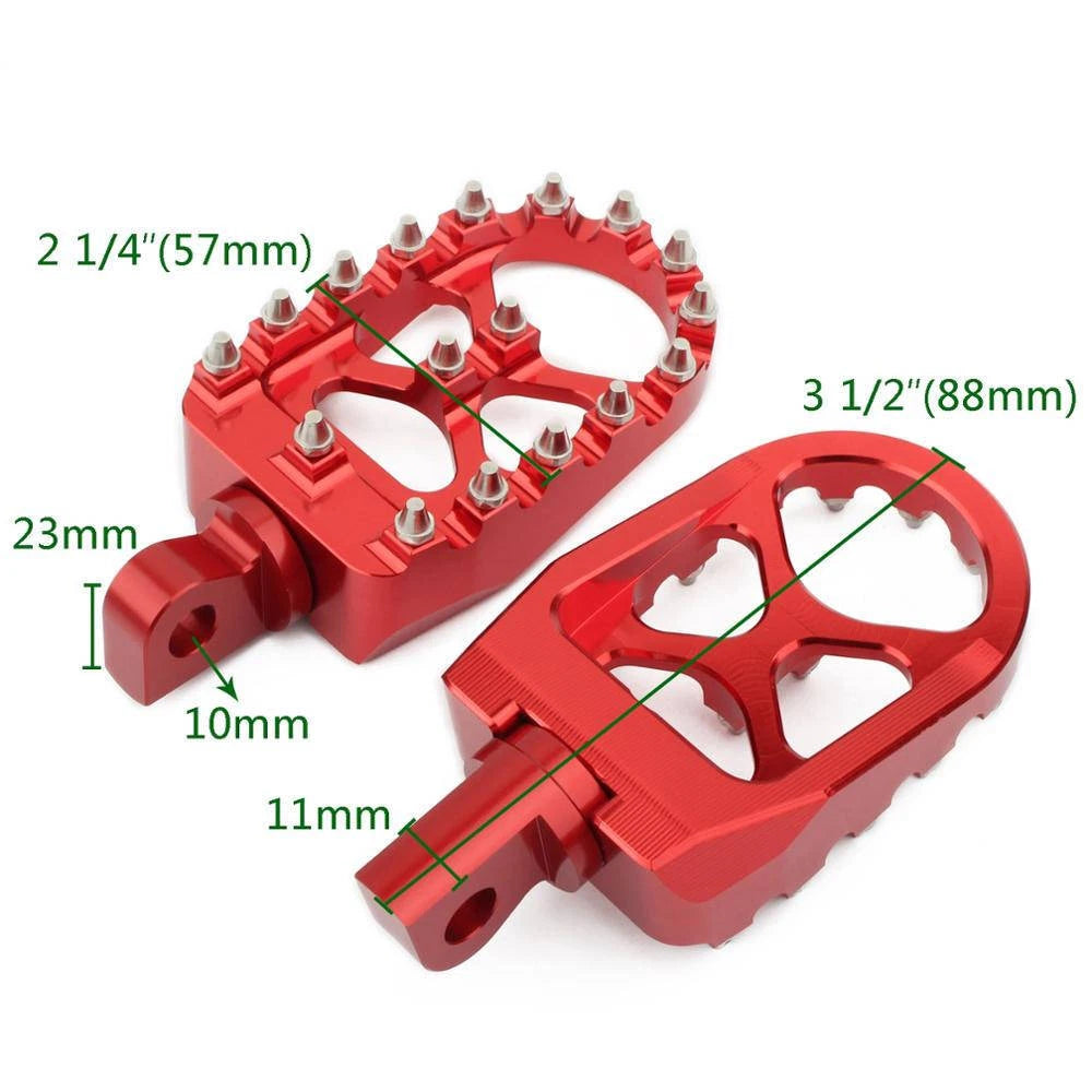 Wide Foot Peg MX Style for Harley Dyna Sportster Iron 883 1200 for Fatboy Bobber