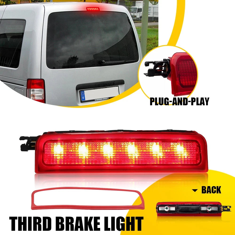 For VW Caddy Third Centre Center High Level Rear Brake Light Lamp 2K0945087A AU