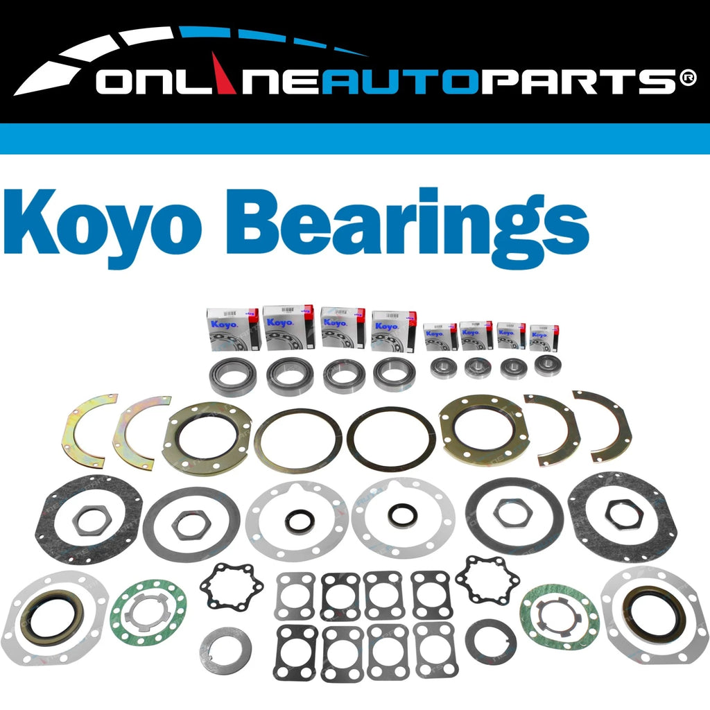 Swivel Knuckle Hub Seal + Wheel Bearing Overhaul Kit suits BJ60 HJ60 HJ61 FJ60