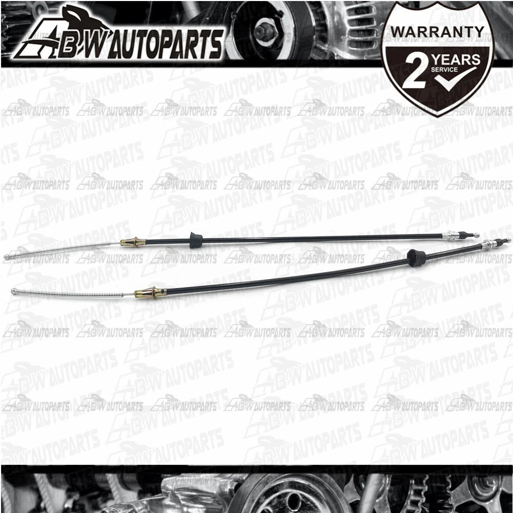 Pair Hand Brake Cable Holden HQ HJ HX HZ Rear Drum Sedan Wagon Coupe 1970-1980