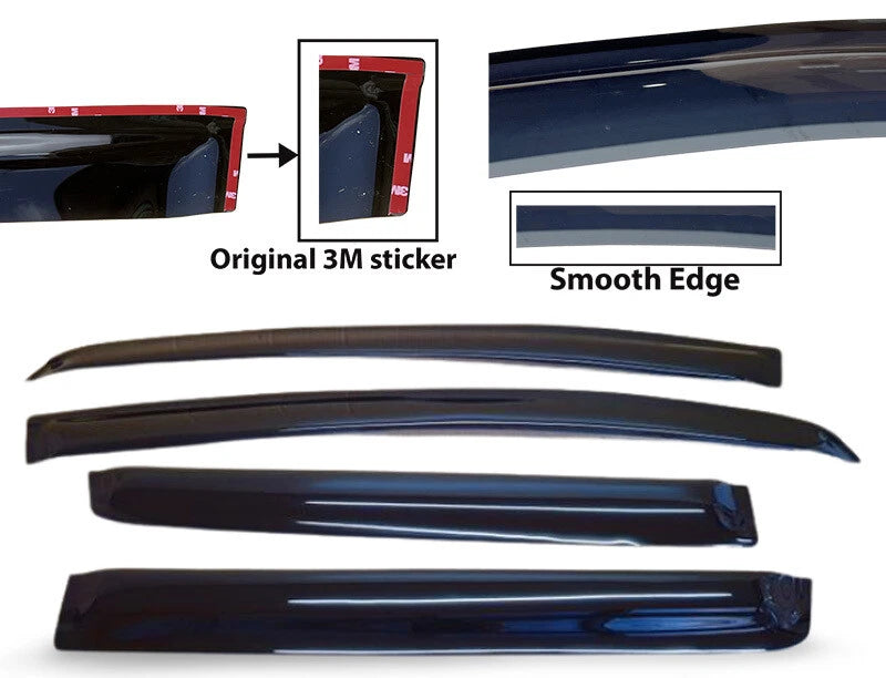 Weather shield Window visor for Honda Jazz GF 2014 - 2021