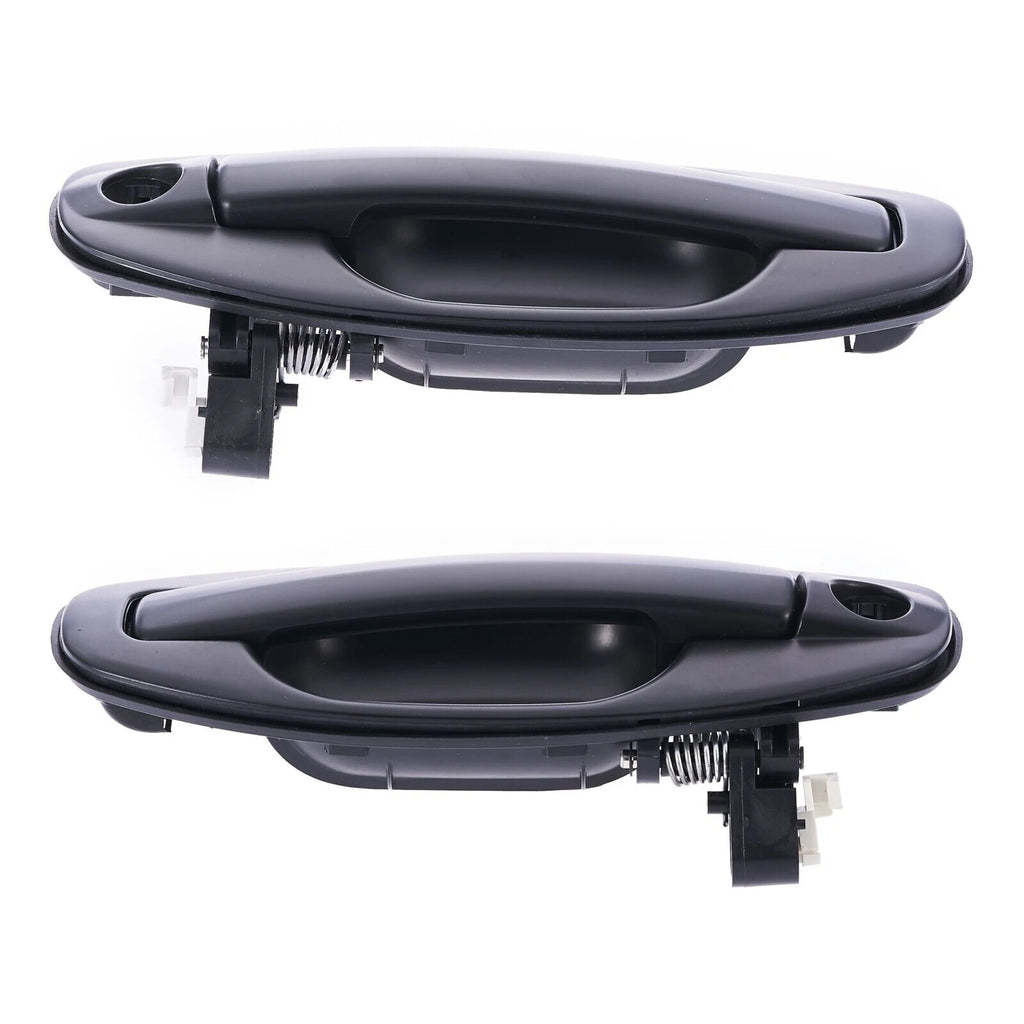 4pc Front Rear Right & Left Outer Door Handle Blk For Hyundai Santa Fe SM 00-05