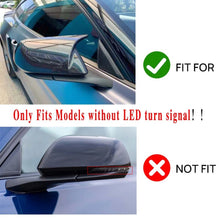 Load image into Gallery viewer, For Ford Mustang 2015-2022 Rearview Side Mirror Cover Case Carbon Fiber Look ST
