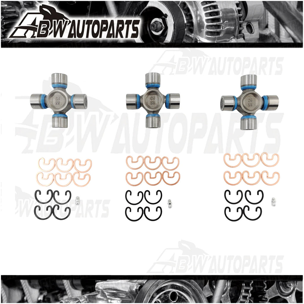 3x Rear Universal Joint for Ford Ranger PJ PK PX Mazda BT-50 UN Driveshaft Uni