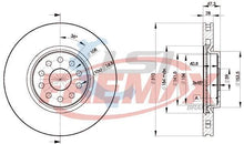 Load image into Gallery viewer, Fremax Front Disc Rotors for Alfa Romeo 166 3.0 3.2 99-09