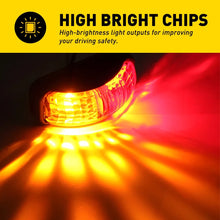 Load image into Gallery viewer, 4/10/20x Red Amber LED Clearance Lights Side Marker Lamp Trailer Truck Caravan A