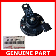 Load image into Gallery viewer, GENUINE Toyota Hilux 2005-2024 KUN16 KUN26 GGN15 GGN25 GUN156 Low Pitched Horn