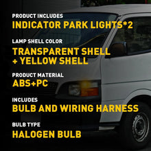 Load image into Gallery viewer, LH+RH Front Head Light Corner Lamp Indicator Suitable For Toyota Hiace RZH 89-05