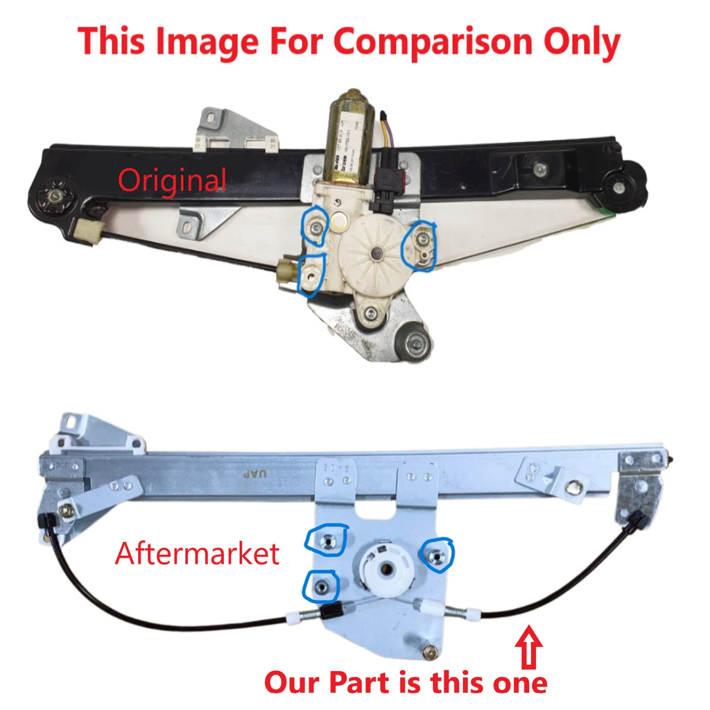 Rear Left Window Regulator W/o Motor For Saab 9-3 YS3F OE Ref12788913 / 12793730