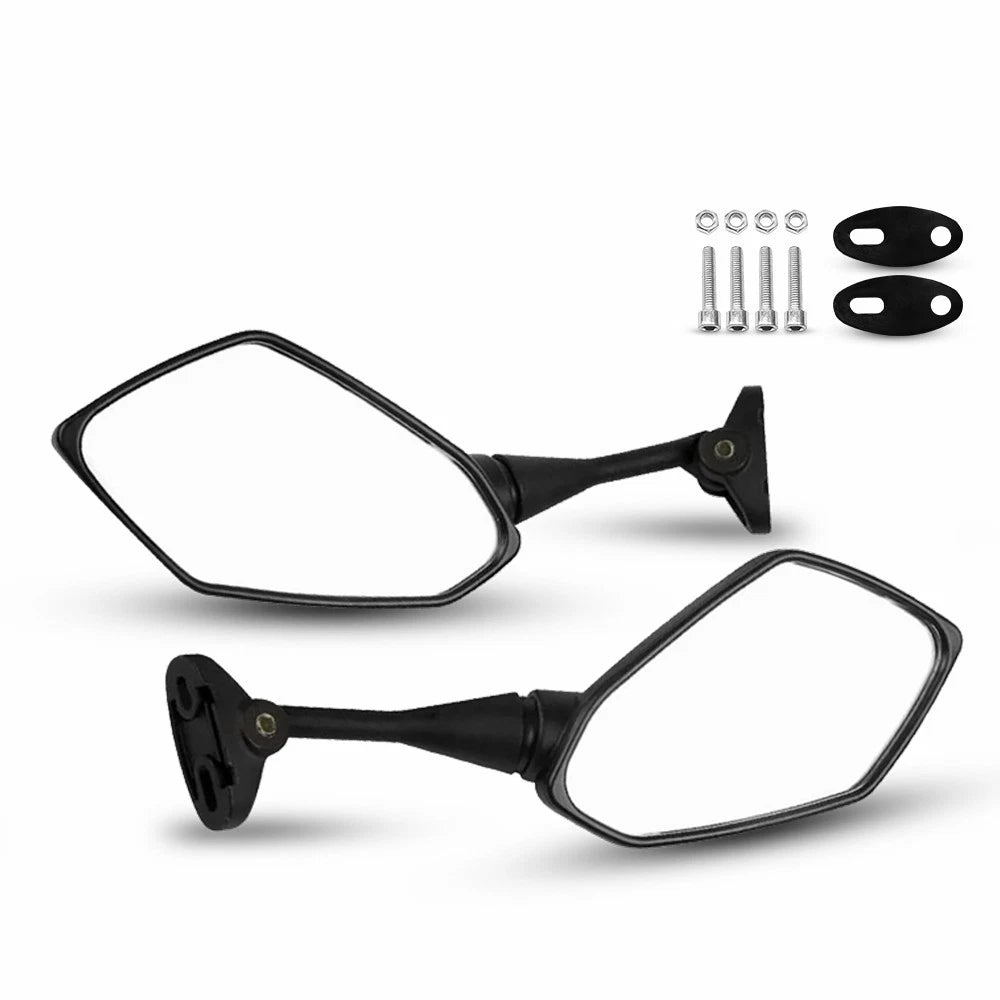 Fit HYOSUNG GT125R GT250 GT650R GT650S Honda CBR600 Rear View Side Mirrors Black