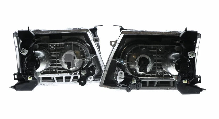 *NEW* HEADLIGHT HEAD LIGHT LAMP (ANGEL EYES) SUIT TOYOTA HILUX SR5 2001-2005 SET