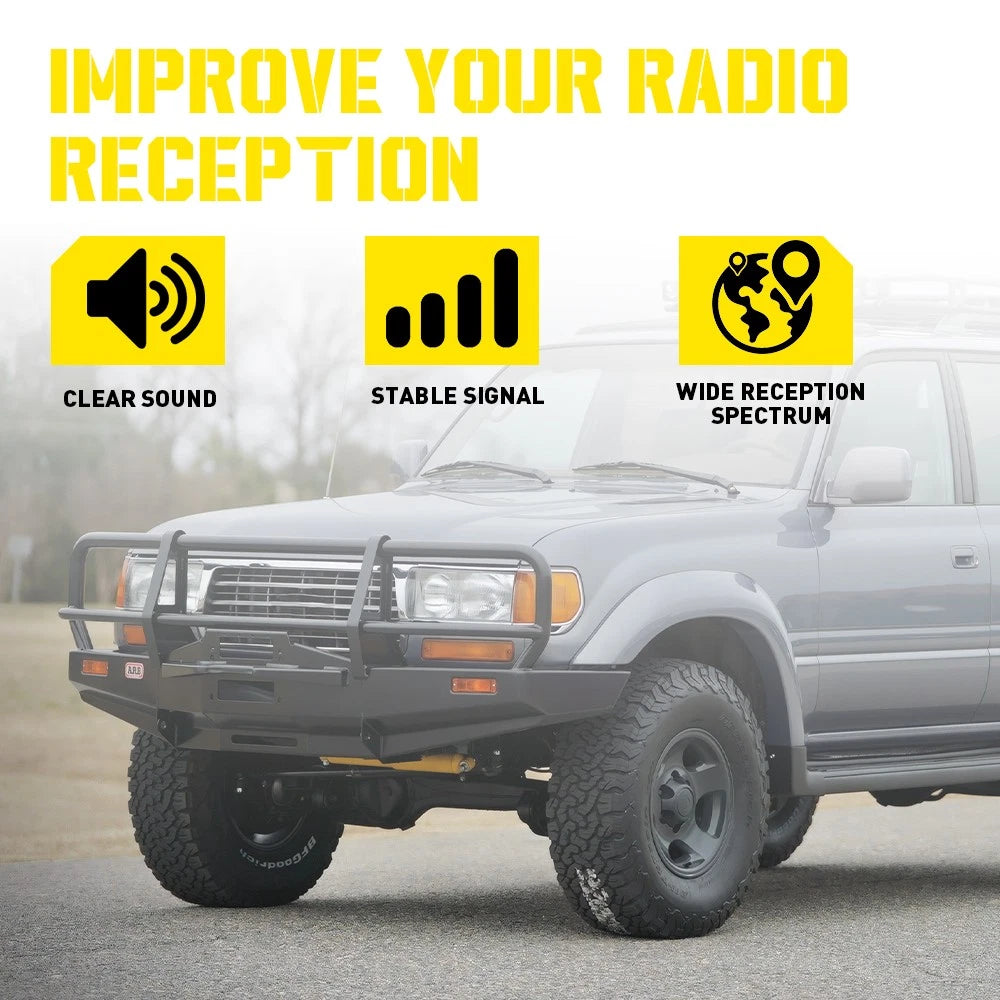 For Toyota LandCruiser 80 Series HZJ Manual Radio Antenna Aerial Mast AM/FM