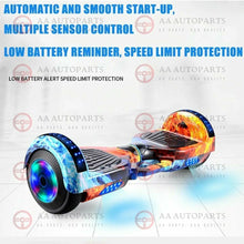 Load image into Gallery viewer, Hoverboard Scooter Self Balancing Electric Hover Board Skateboard Black 60cm