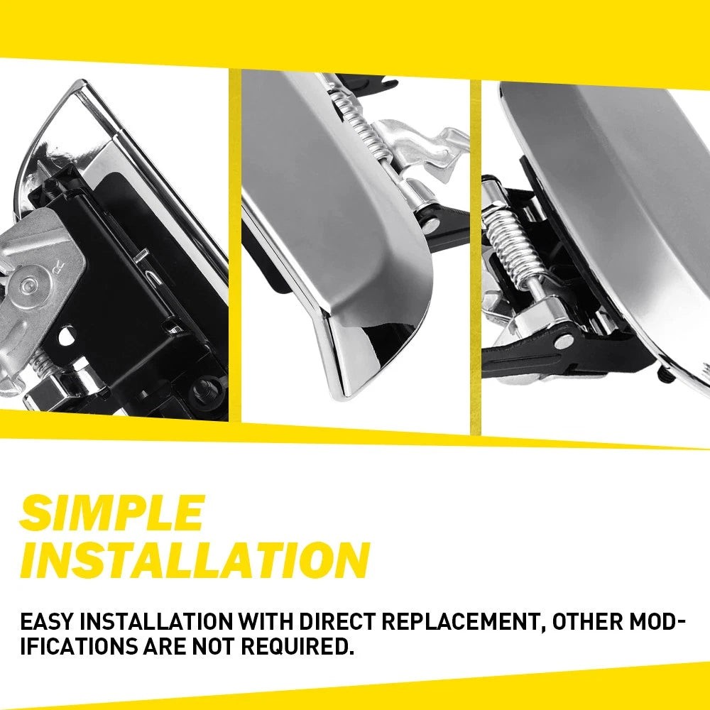 Rear Outer RH LH Door Handle 82606EA502 For Nissan Pathfinder R51 2005-13. A