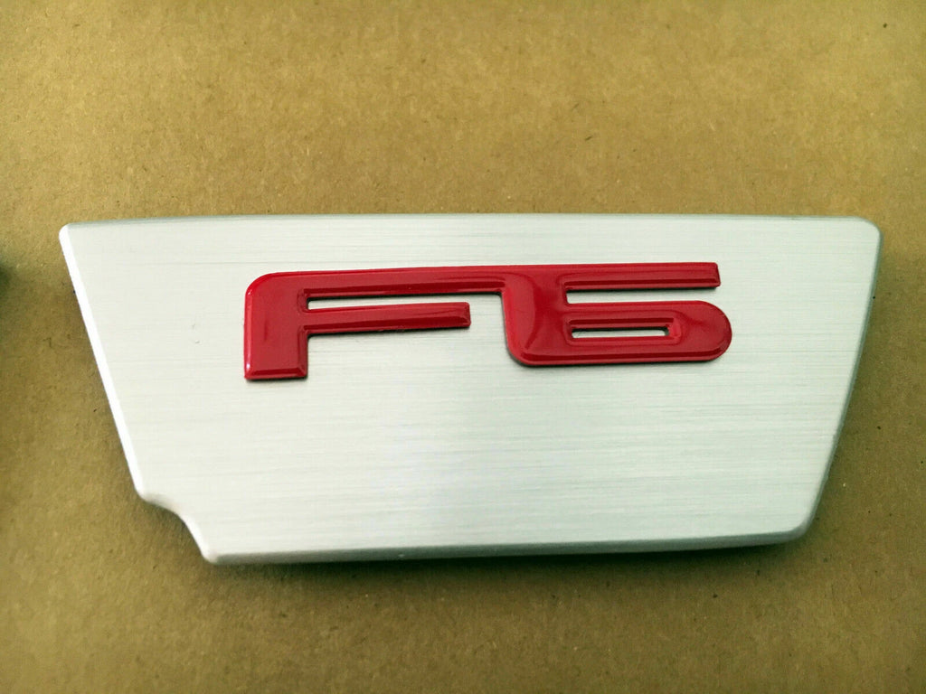 *F6 INTERIOR DOOR HANDLE INSERT BADGE FOR FORD FG FPV/FALCON V8/XR8 SEDAN/UTE