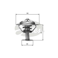 Gates Engine Coolant Thermostat TH05977G1 Stainless Steel
