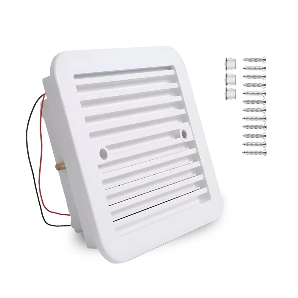 12V RV Caravan Motorhome Side Air Trailer Vent Ventilation Cooling Exhaust Fan