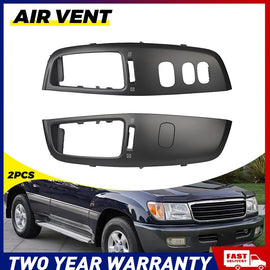 Dash Air Vent Outlet Panel Trim Black For Toyota Landcruiser 100 Series 2003-07