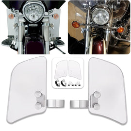 Motorcycle Front Wind Fork Air Deflector For Honda For Kawasaki For Yamaha Clear