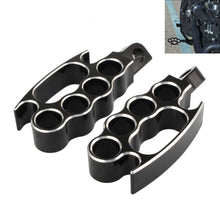 Load image into Gallery viewer, Chrome Cut Flying Male Mount Foot Pegs Footrest For Harley Sporster Softail ST