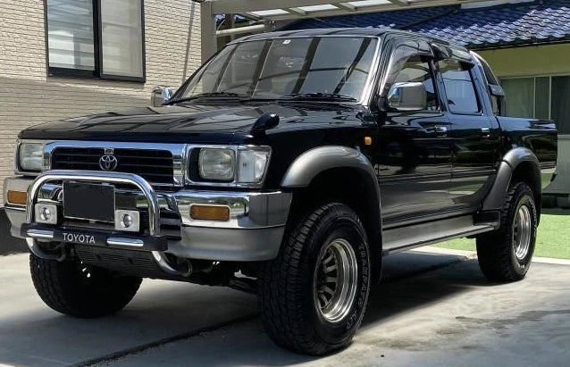 *CHROME* FRONT GRILLE + HEADLIGHT RIMS SUIT TOYOTA HILUX LN106 4WD 1994- 1997