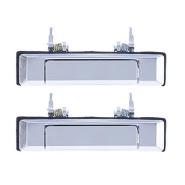 Door Handle Outer for Toyota Landcruiser 80-Current Set of 2 Chrome FRONT=REAR L