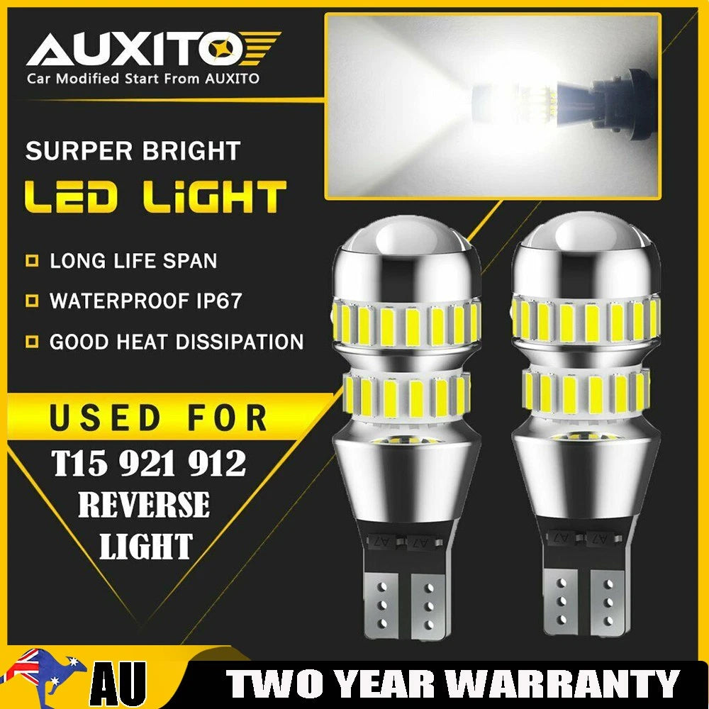2X T15 LED Light Parker Wedge 42SMD 921 CANBUS Error Bulb Free 2600 Lumens AU