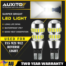 Load image into Gallery viewer, 2X T15 LED Light Parker Wedge 42SMD 921 CANBUS Error Bulb Free 2600 Lumens AU