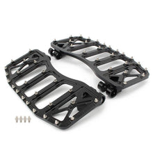 Load image into Gallery viewer, Motorcycle Floorboards Foot Pegs Footrest Pedals For Harley Touring Softail FLST