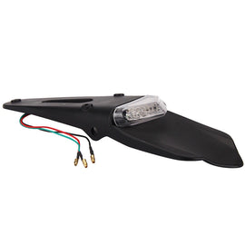 12V Motorcycle Enduro Trial Dirt Bike Fender LED Stop Rear Tail Light Lamp ST