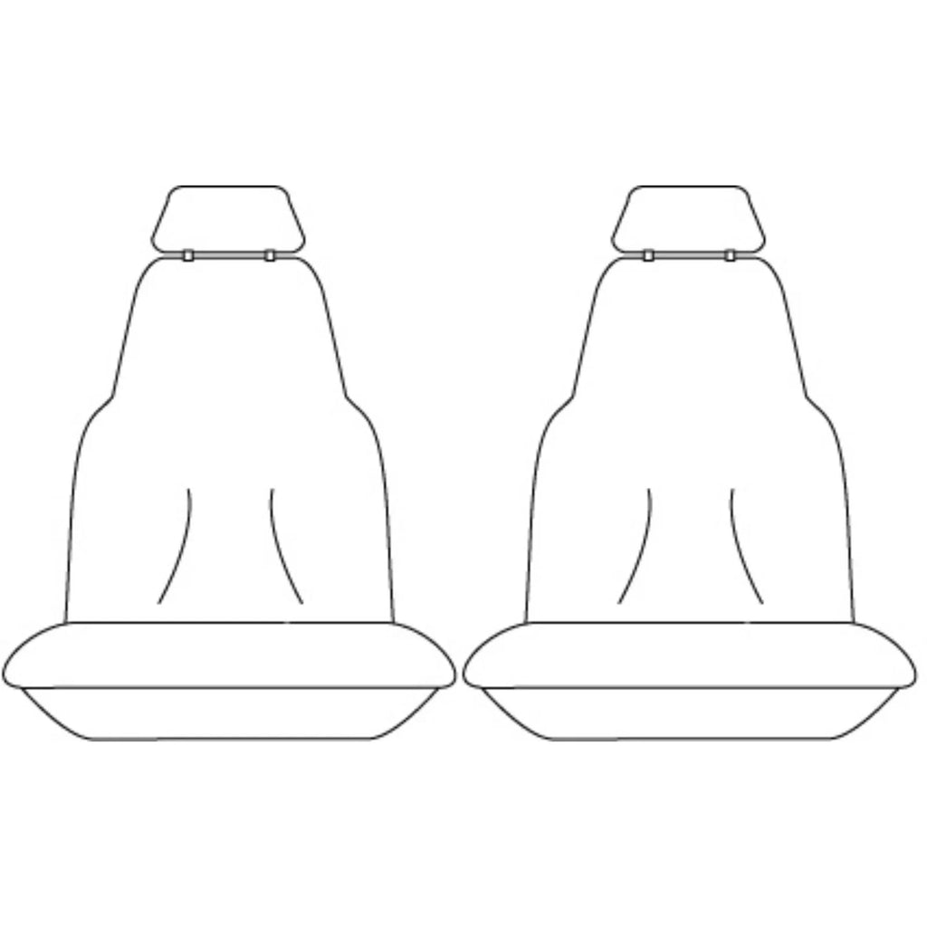 Sperling Tradies Canvas Front Grey Seat Covers Suits Patrol 2004-2017 RM1009TRG