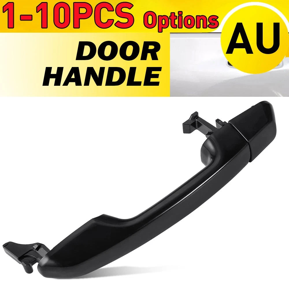 1-10X Outer Door Handle Rear LH or RH for Toyota Prado J150 Series 2009-20 Black