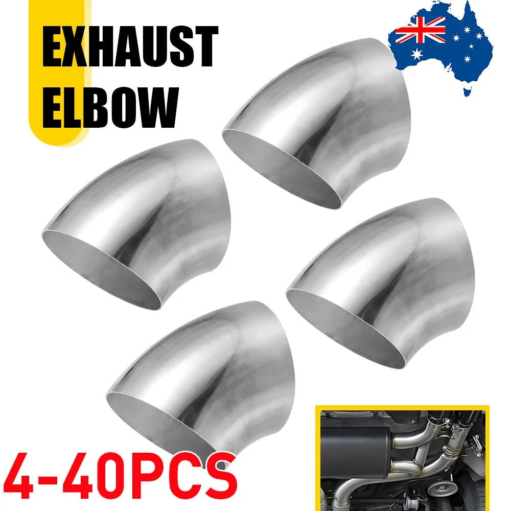 4-40X OD 3" 45 Degree Mandrel Bend Elbow 304 Stainless Steel Bend Exhaust Tube A