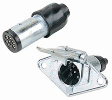 Load image into Gallery viewer, Trailer 7 Pin Small Round METAL Plug &amp; Socket Set ADR Approved TP7MB TS7MB