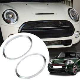 Left+Right Headlight Trim Ring Cover For BMW For Mini Cooper F55 F56 F57 14-21 S