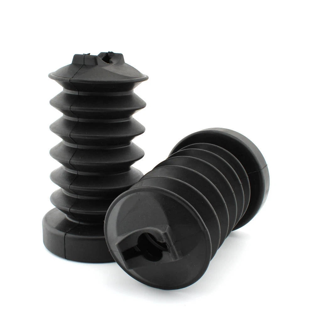 Rear Rubber Shock Absorber Fork Cover Gaiter Gator Boot For Harley Touring 97-13