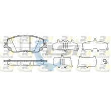 Load image into Gallery viewer, Front Brake Disc Rotors and Brake Pads for Toyota Camry ASV70 RAV4 AXAH52
