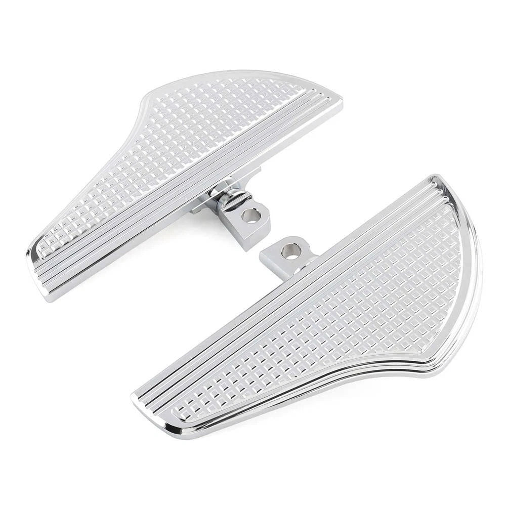 Chrome Foot Pegs Floorboards For Harley for Sportster Touring Road King Softail