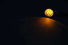 Load image into Gallery viewer, 2X Chrome Motorcycle Bullet LED Turn Signal Indicator Amber Lights For Harley AU