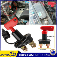 Load image into Gallery viewer, Battery Isolator On/Off Disconnect Switch Car Boat Marine Caravan Master 12V