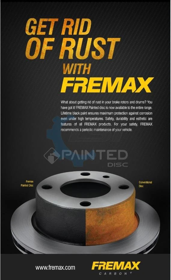 Fremax Rear Disc Rotors for Audi Q7 TDI QUATTRO 4M 3.0 CRTC CZZA CVZA 2015-2020