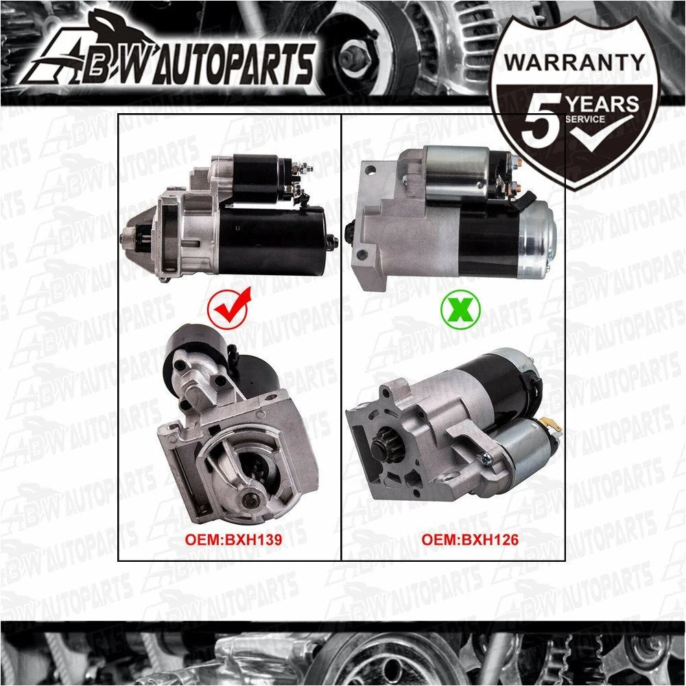 Starter Motor for Holden Commodore VG VN VP VR VS VT VU VX VY L36 3.8L V6 Petrol